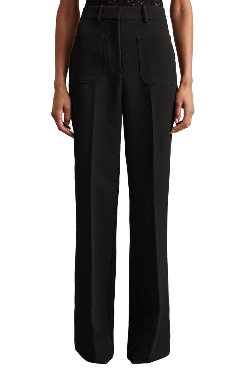 Priya Flared Pants, Main, color, BLACK