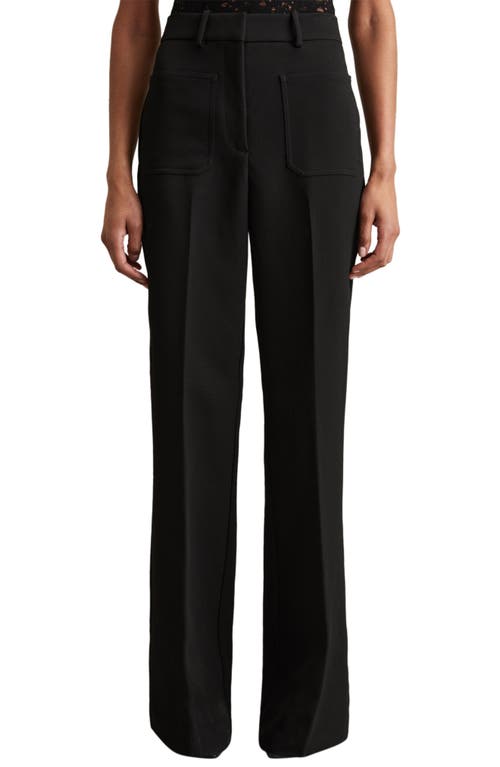 Reiss Priya Flared Pants In Black