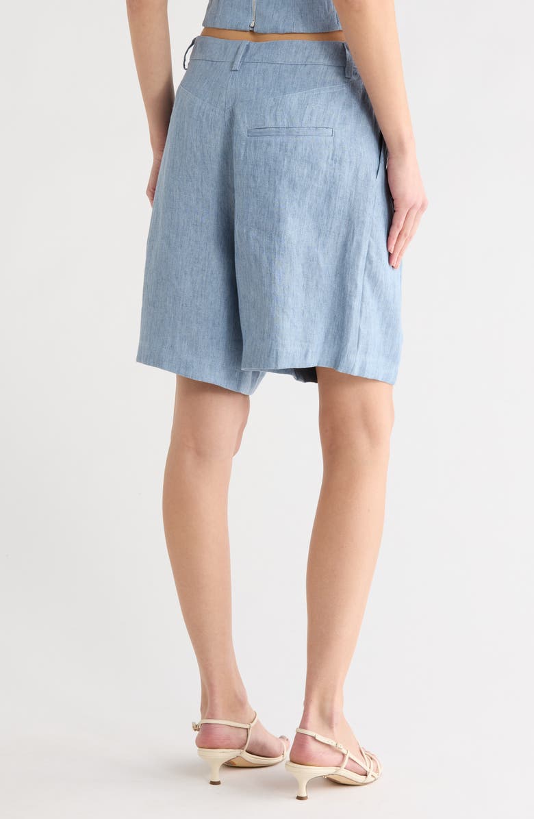 TWP Fisher Hemp Shorts, Alternate, color, Light Indigo