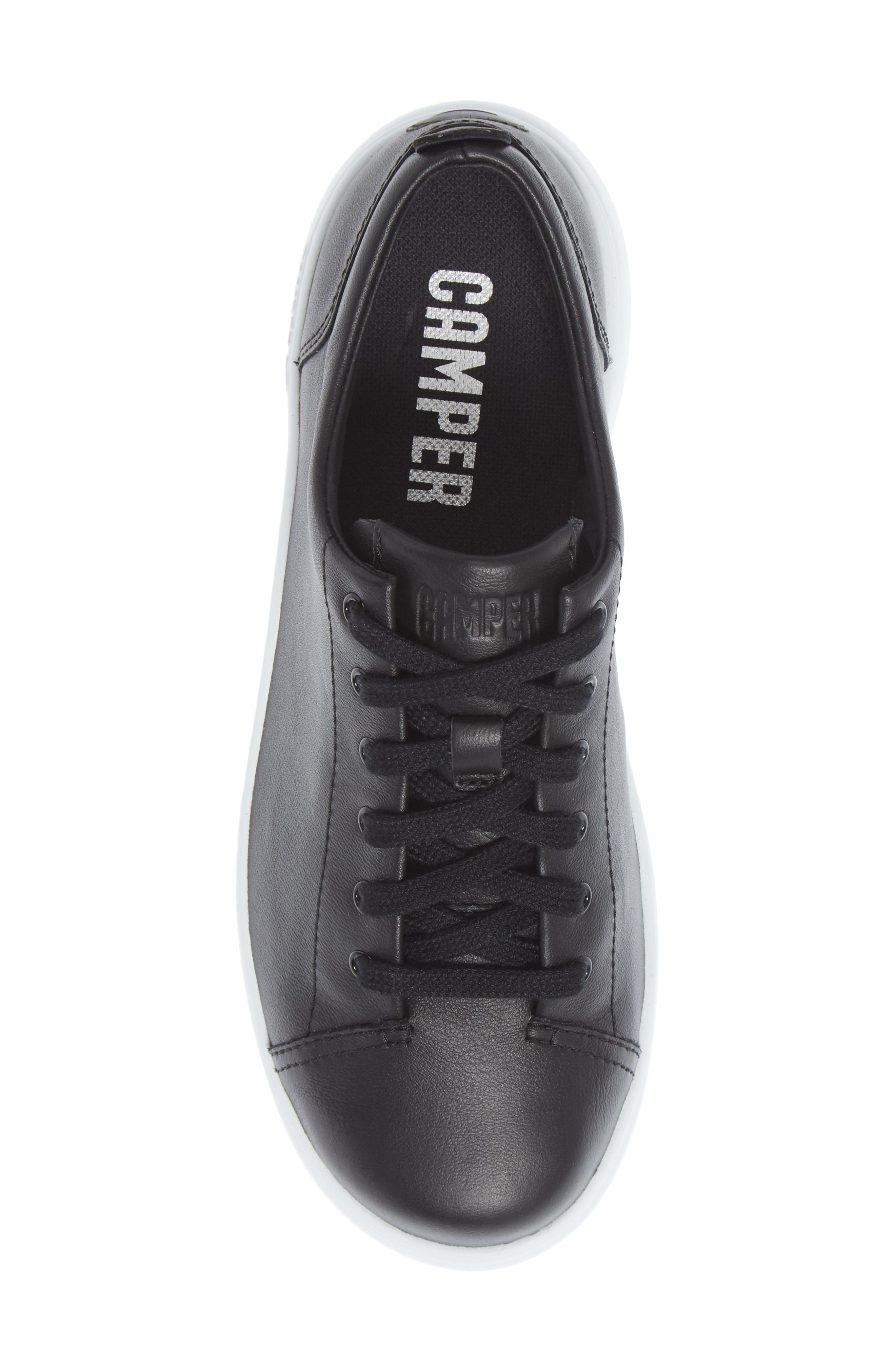 Camper Runner Up Sneaker, Alternate, color, New Black Leather