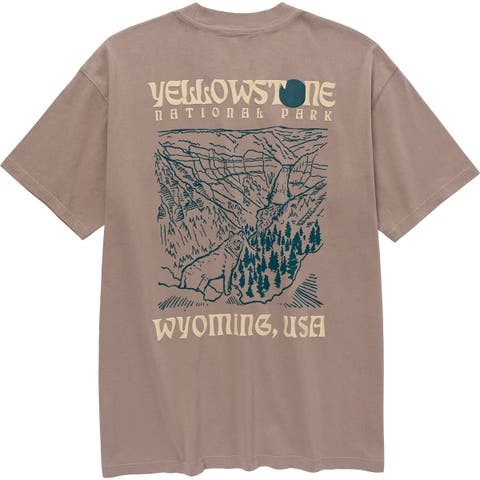 Yellowstone Puff Print Pocket T-Shirt