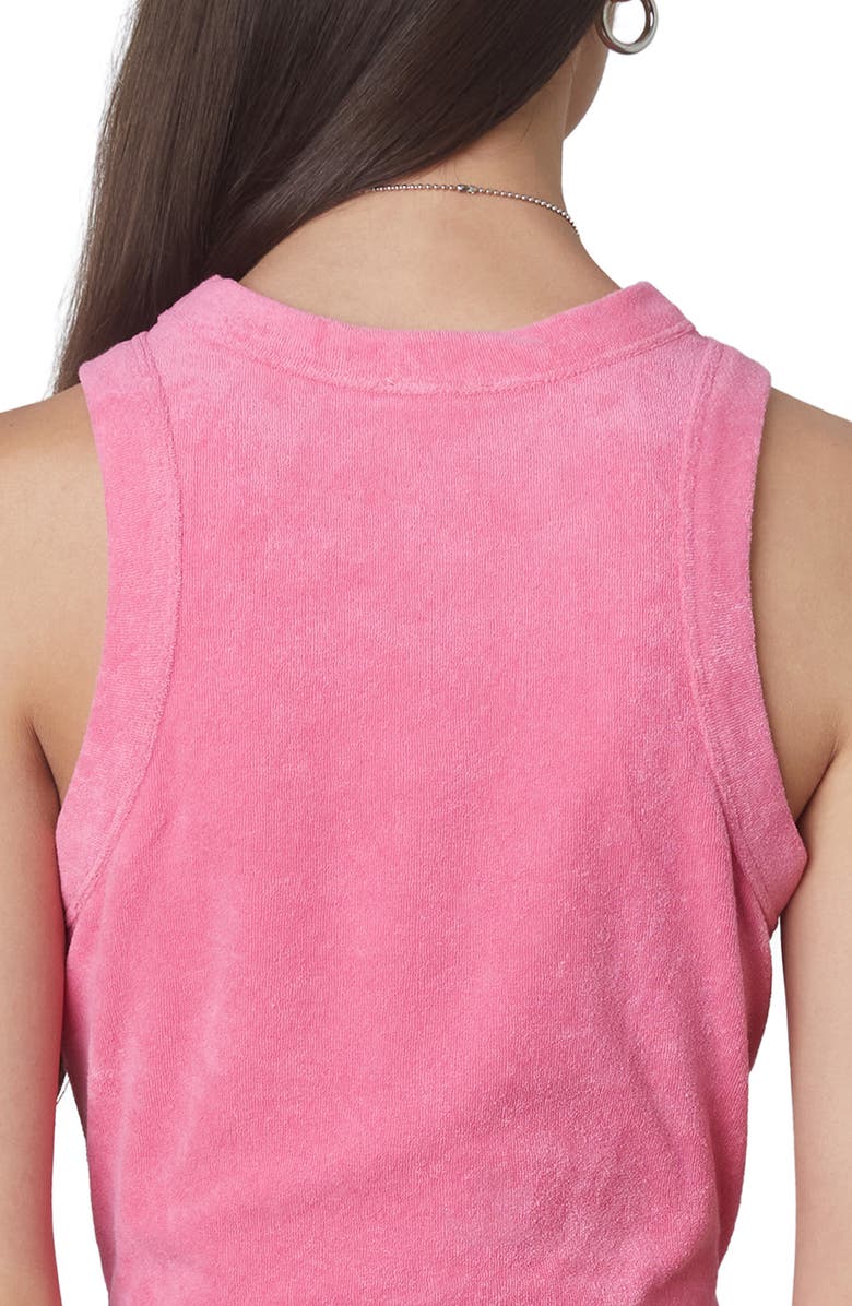 Nia Lucerne Terry Tank Top, Alternate, color, Pink