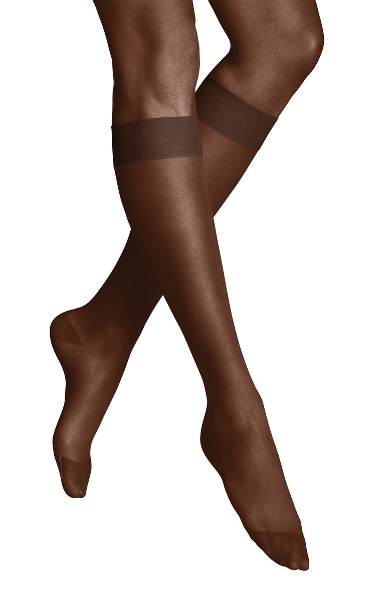 ITEM m6 Sheer Compression Knee High Socks, Alternate, color, Cacao