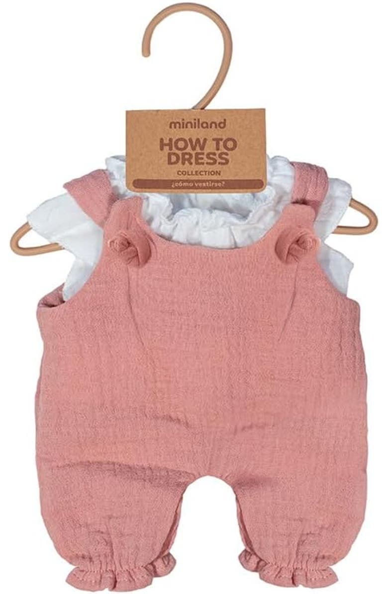 Miniland Doll Outfit for 12 5/8" Miniland Dolls, Alternate, color, Pink Multi