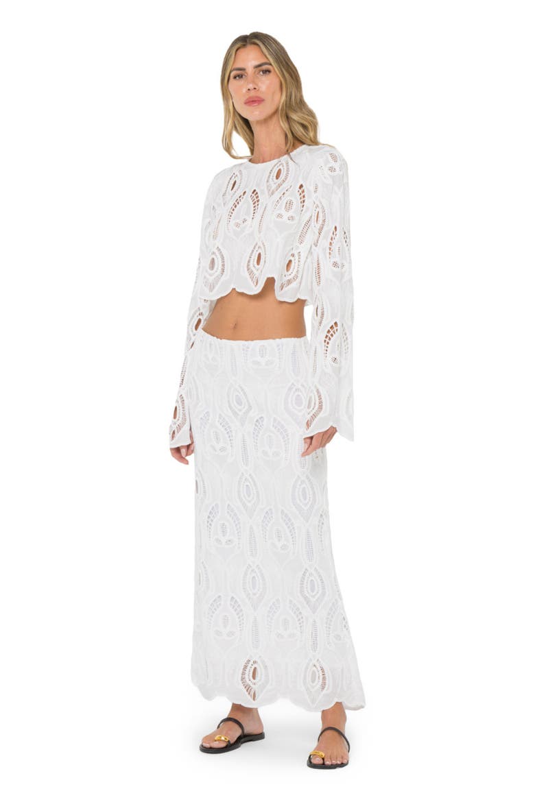 Kenzie Skirt, Main, color, Off White