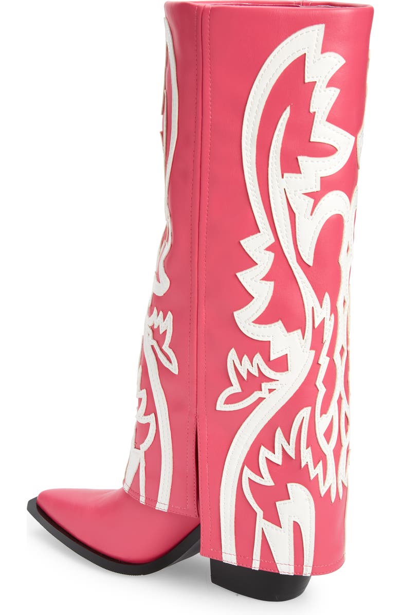 AZALEA WANG Simply Foldover Shaft Boot, Alternate, color,