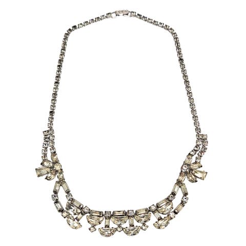 Vintage 1950s Rhinestone Necklace