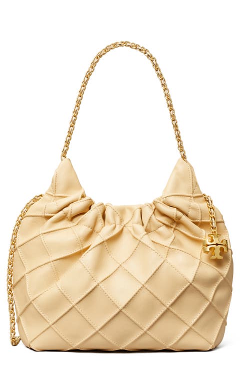 Mini Fleming Quilted Leather Hobo Bag