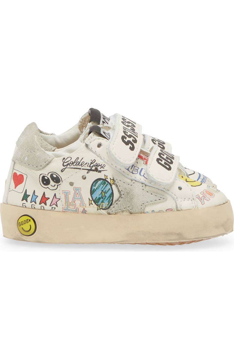 Golden Goose Kids' Old School Graffiti Low Top Sneaker, Alternate, color,