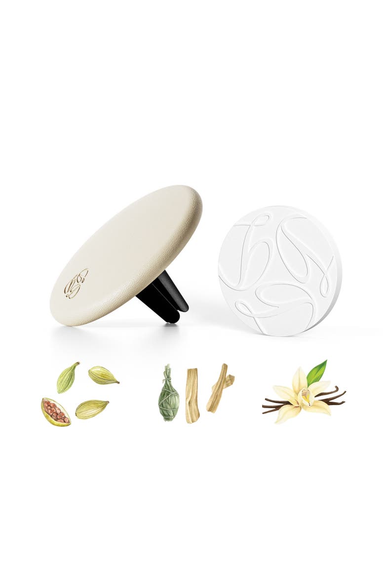 Oud Cream Lambskin Car Diffuser and Insert, Main, color, Regular