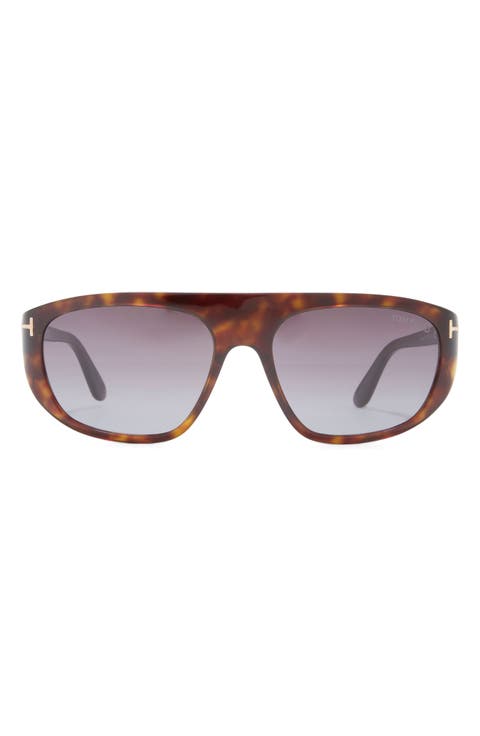 58mm Pilot Sunglasses