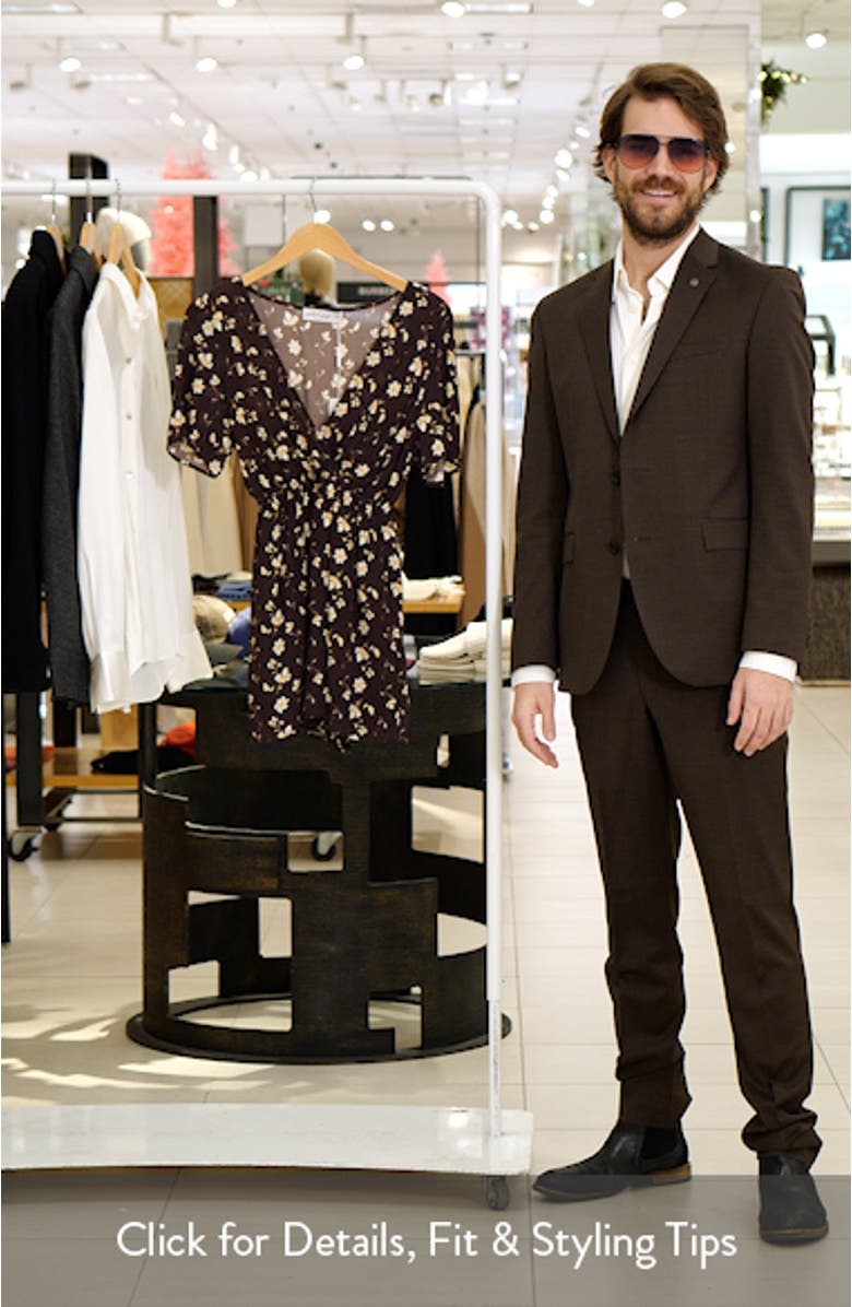 Raschelle Faux Wrap Romper, sales video thumbnail