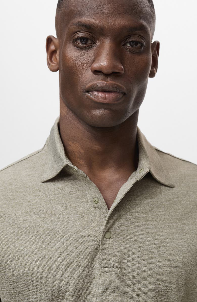 MANGO CoolMax<sup>®</sup> Slim Fit Polo, Alternate, color, Medium Green