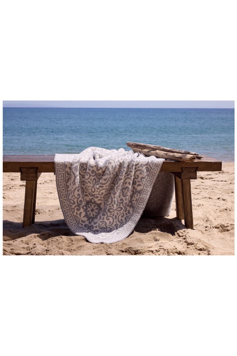 CozyChic© Mosaic Tile Throw Blanket, Alternate, color, VAPOR/ CREAM