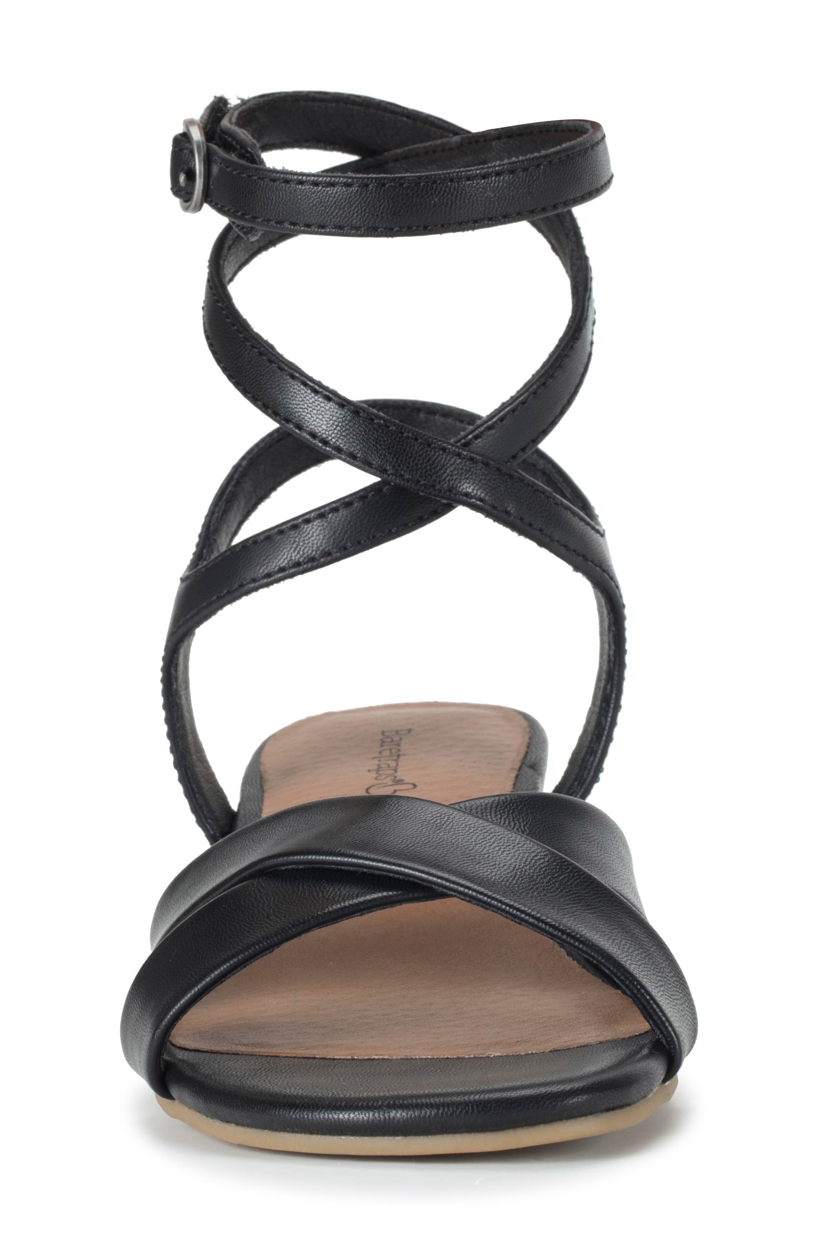 BARETRAPS Valerie Ankle Strap Sandal, Alternate, color, Black