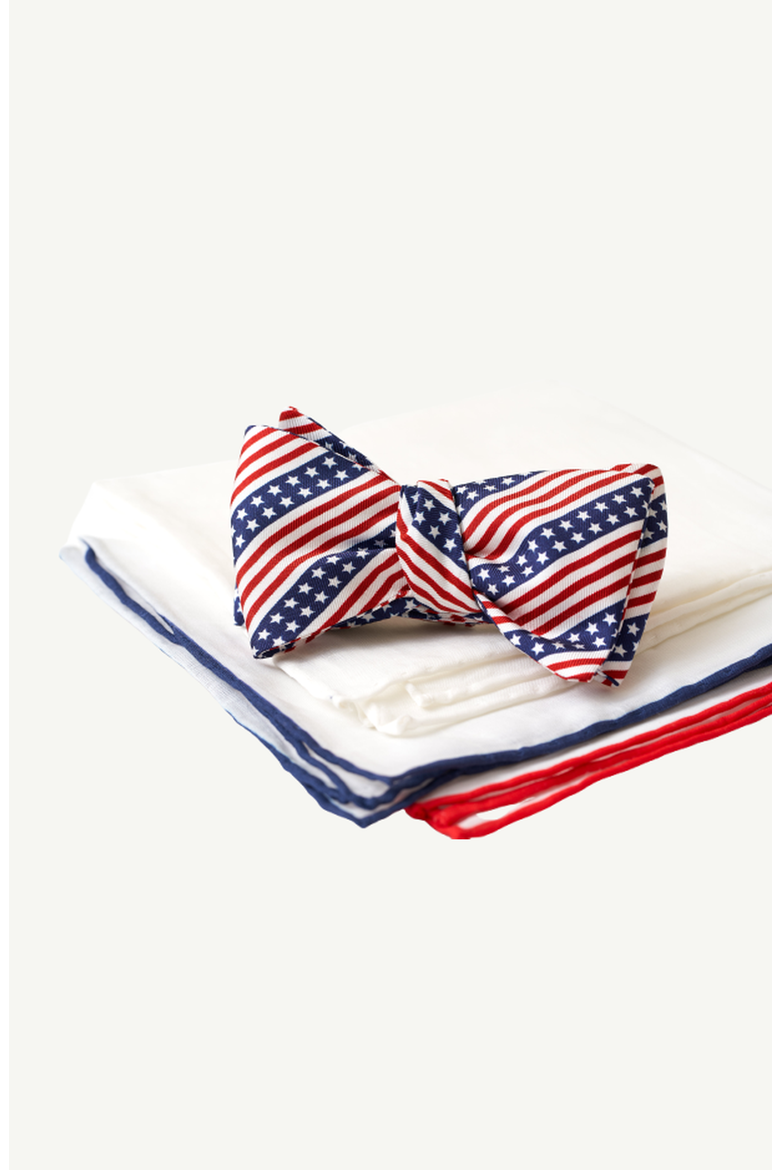 All American Bow Tie, Alternate, color, Pre-Tied