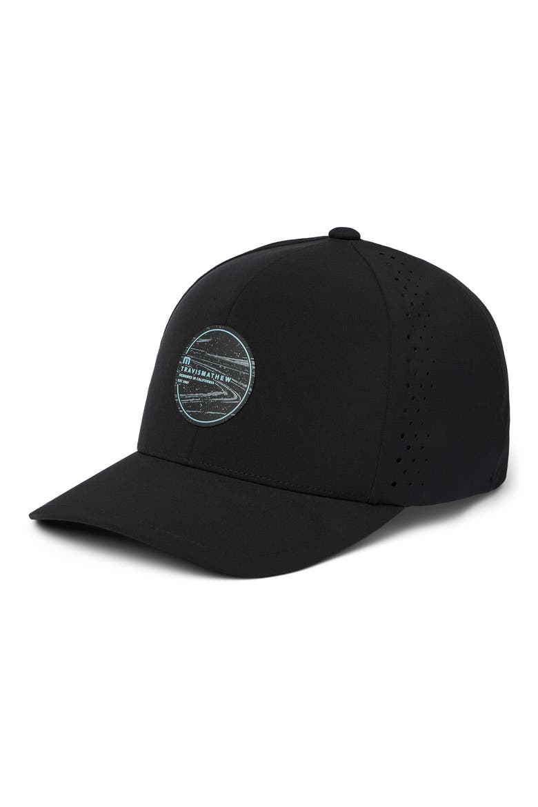 Long Journey Snapback Baseball Cap, Main, color, BLACK