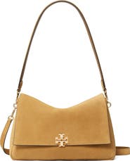 Tory Burch Charlie Suede Shoulder Bag