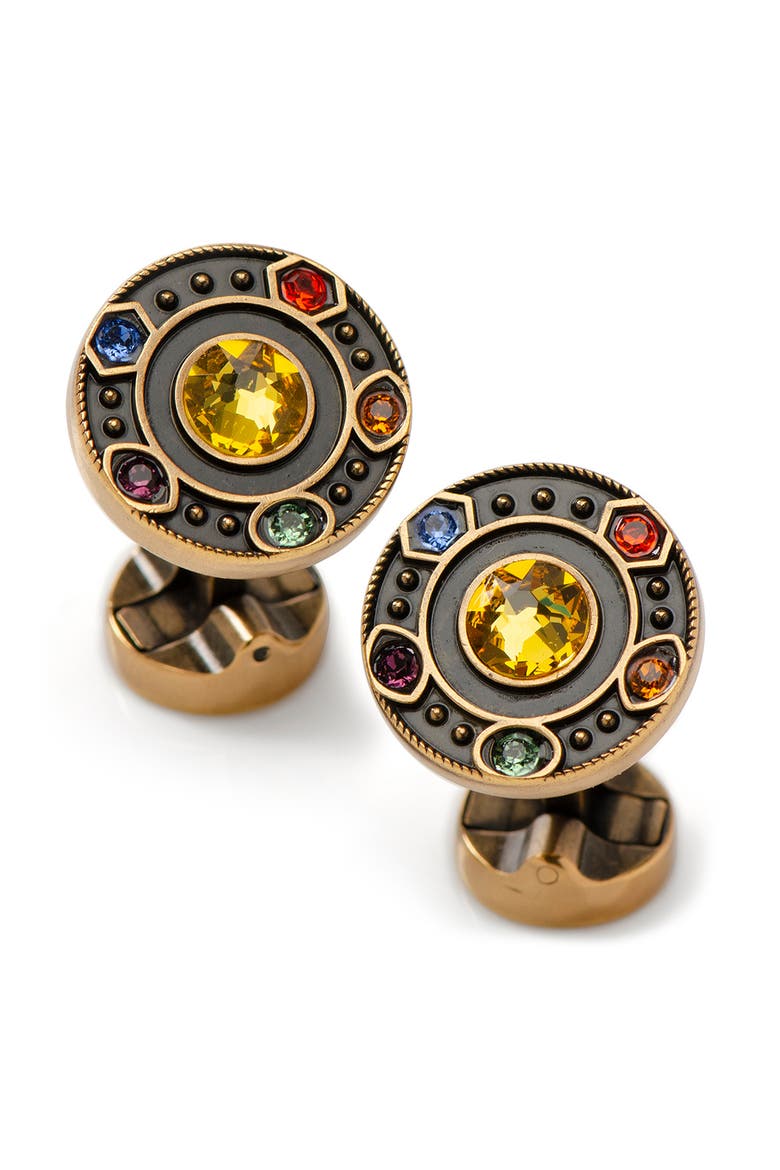 Infinity Stones Crew Socks & Cuff Links Set, Alternate, color, MULTI
