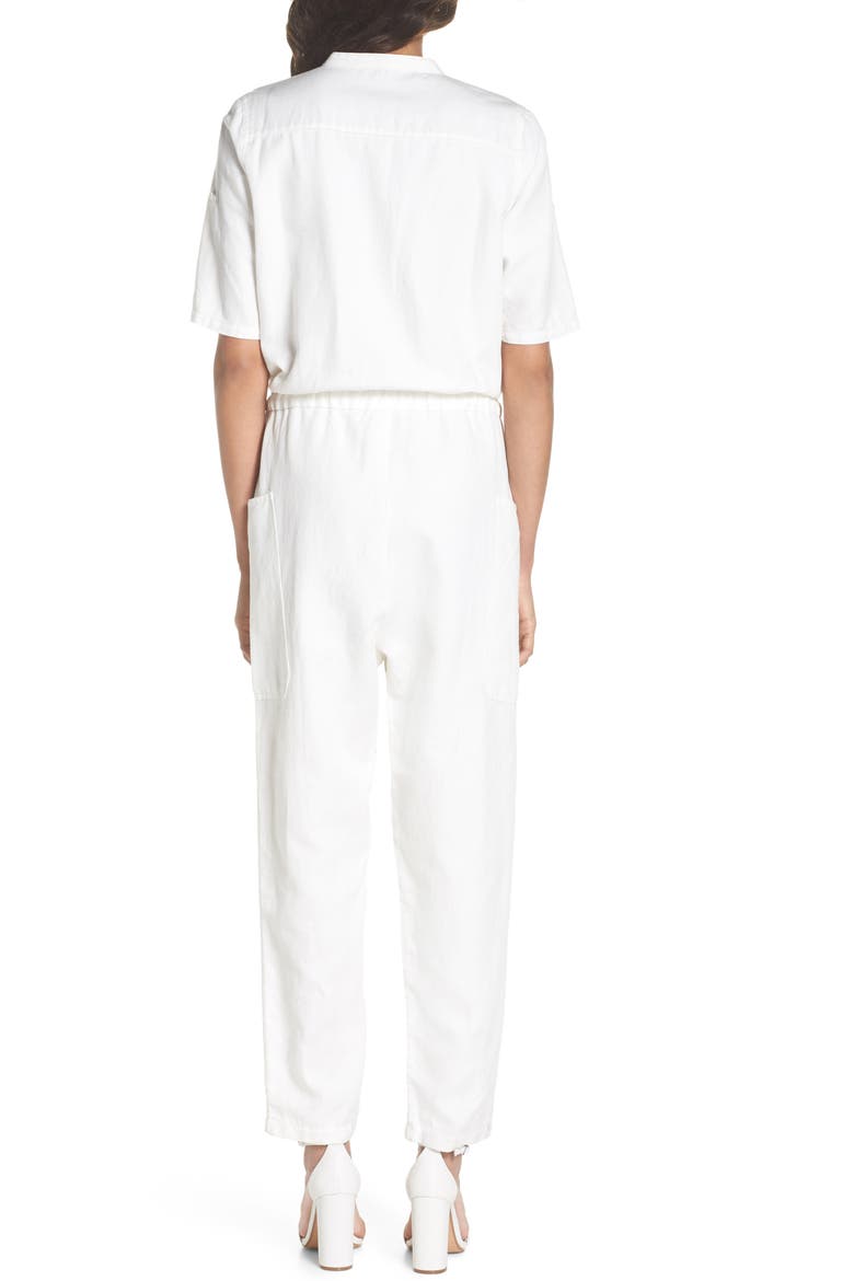 Keep It Cool Jumpsuit, Alternate, color, WHITE