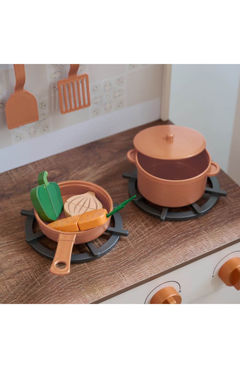 Teamson Kids Little Chef Normandie Play Kitchen & Accessories, Alternate, color, White