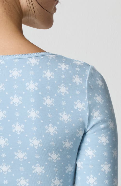 Florence By Mills Holidaze Rib Sleep Top In Blue