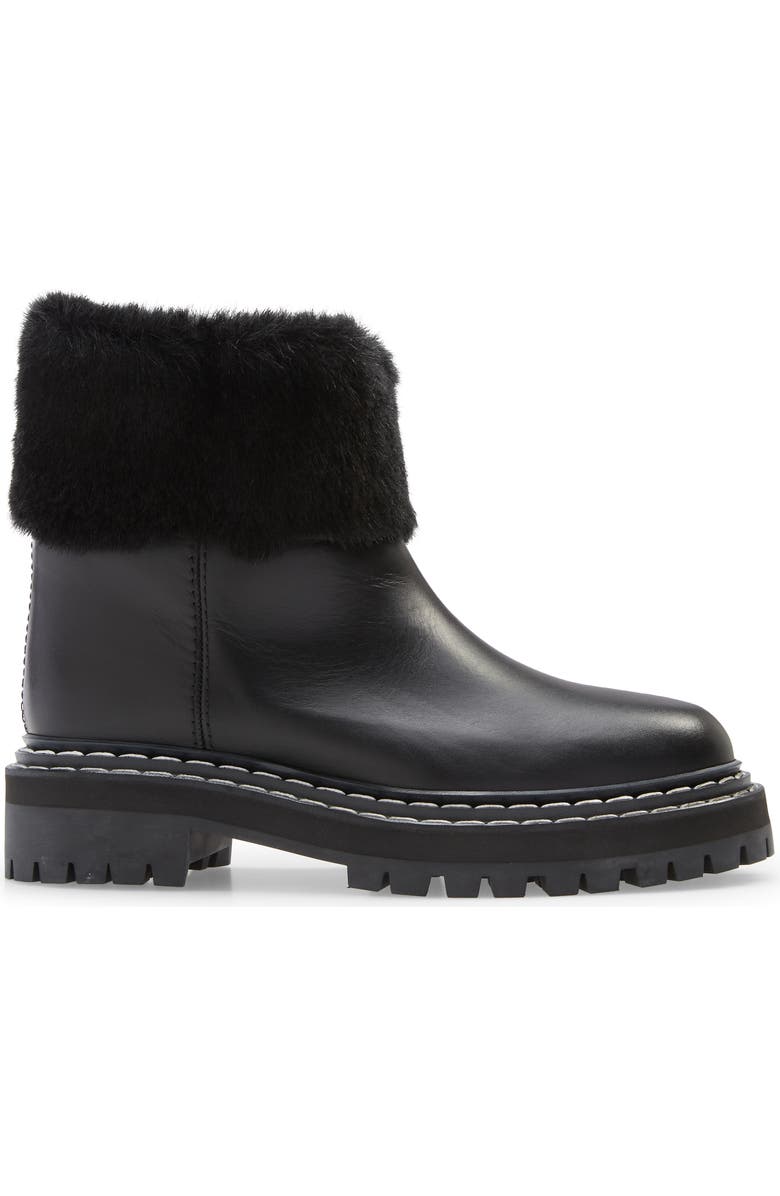 Proenza Schouler Genuine Shearling Lined Boot, Alternate, color,
