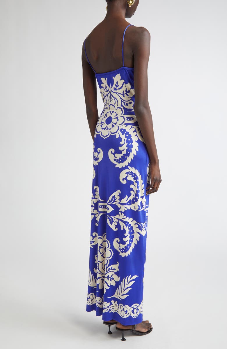 Etro Paisley Print Faux Wrap Dress, Alternate, color, 