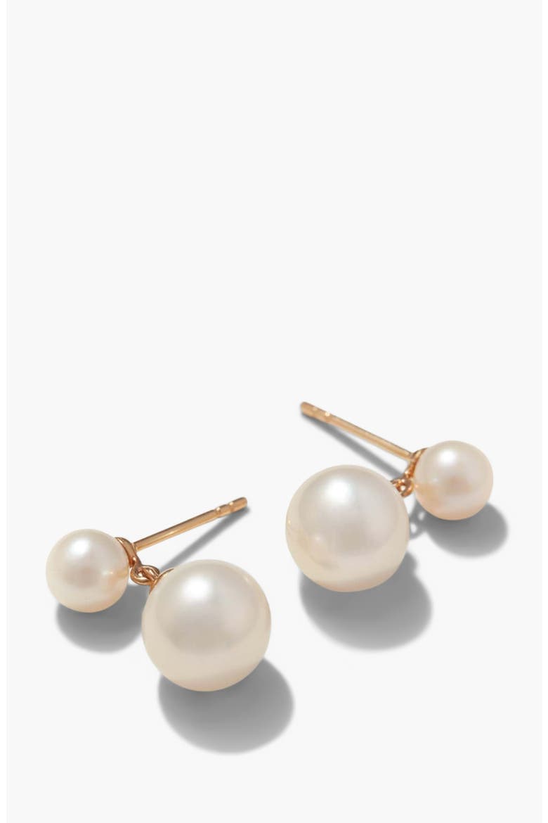 Essential Pearl Drop Earrings, Alternate, color, Pearl