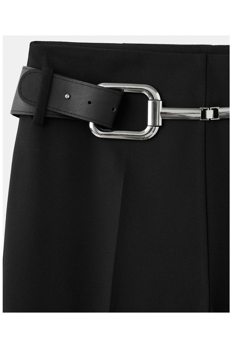 Sauvi Belt Detail Pants, Alternate, color, BLACK