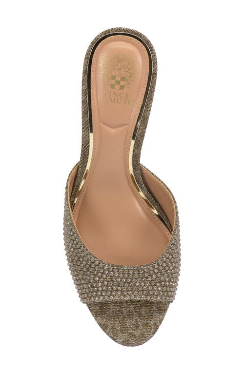 Vince Camuto Prynn Crystal Sandal In Brown
