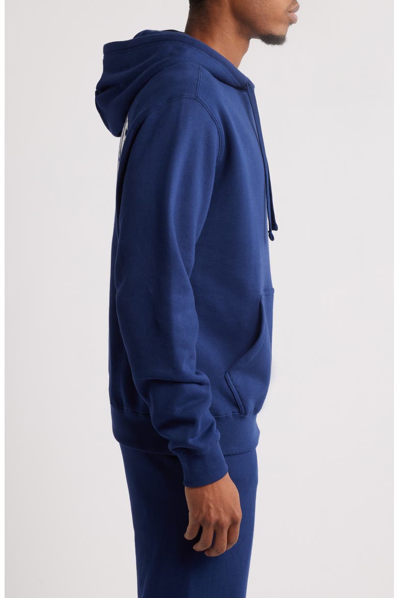 Arch Logo Graphic Hoodie, Alternate, color, MEDIEVAL BLUE