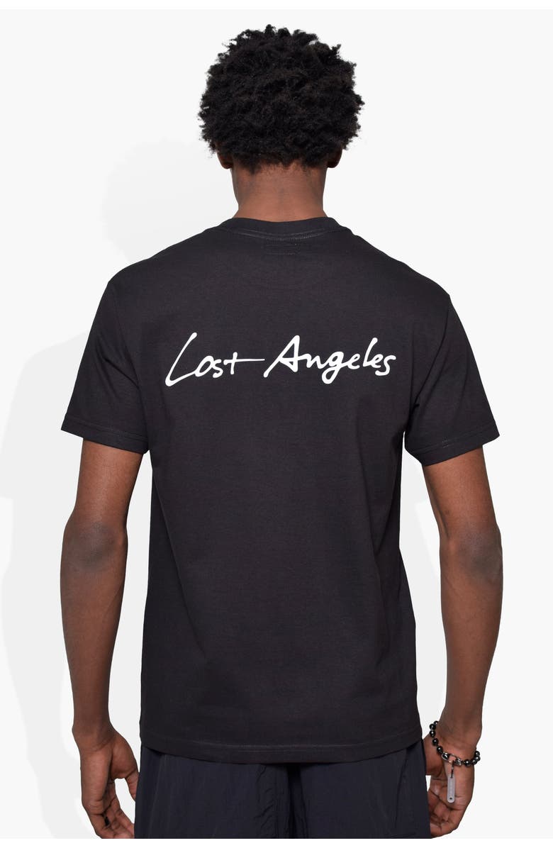 THE CELECT Lost Angeles Tee, Alternate, color, Black