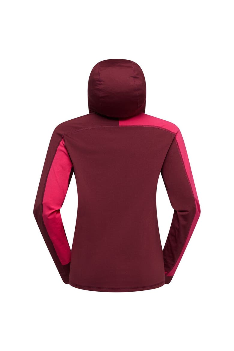 Cloud Shadow Sun Hoodie - Women's, Alternate, color, Redwood/Azalea