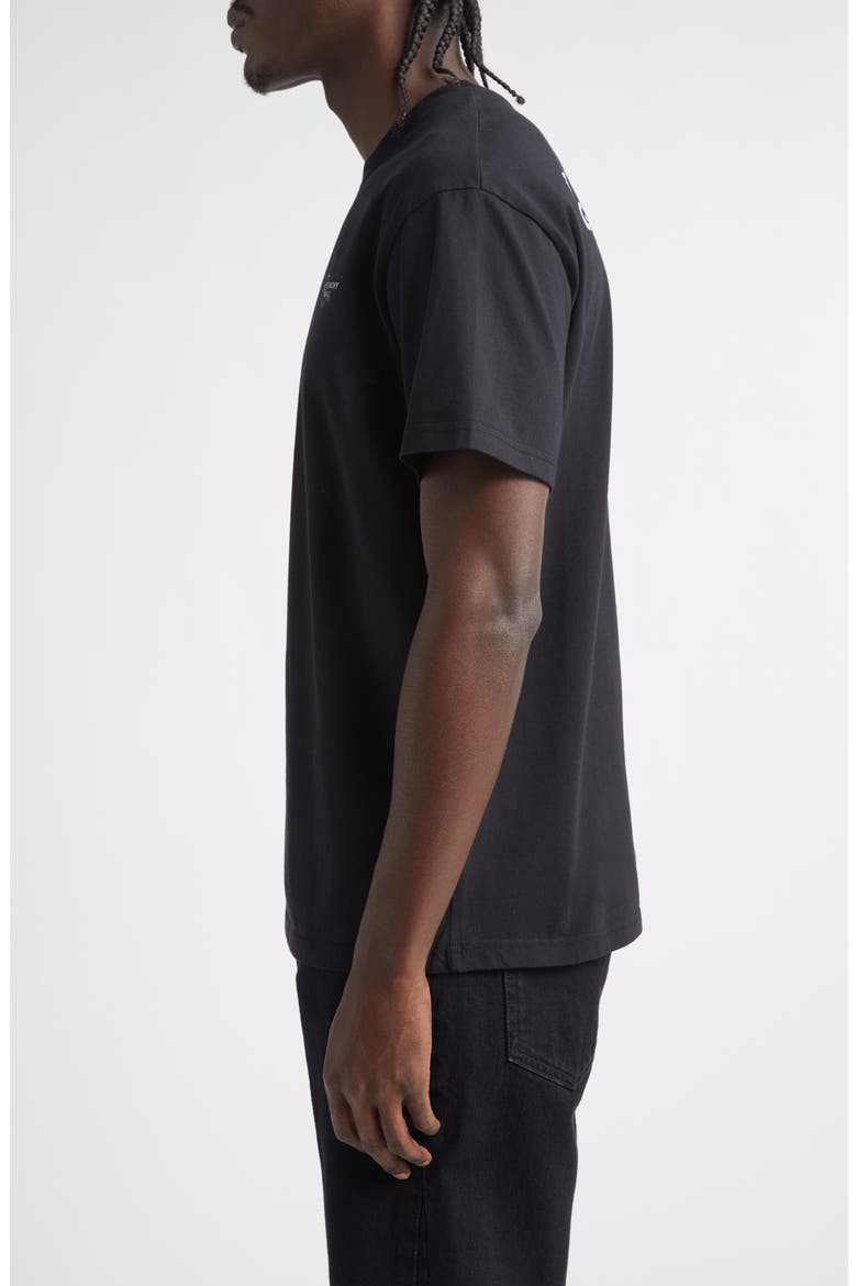 Stamp Logo Regular Fit Graphic T-Shirt, Alternate, color, BLACK