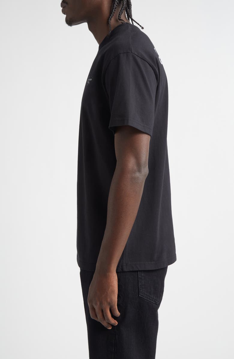 Givenchy Stamp Logo Regular Fit Graphic T-Shirt, Alternate, color, Black