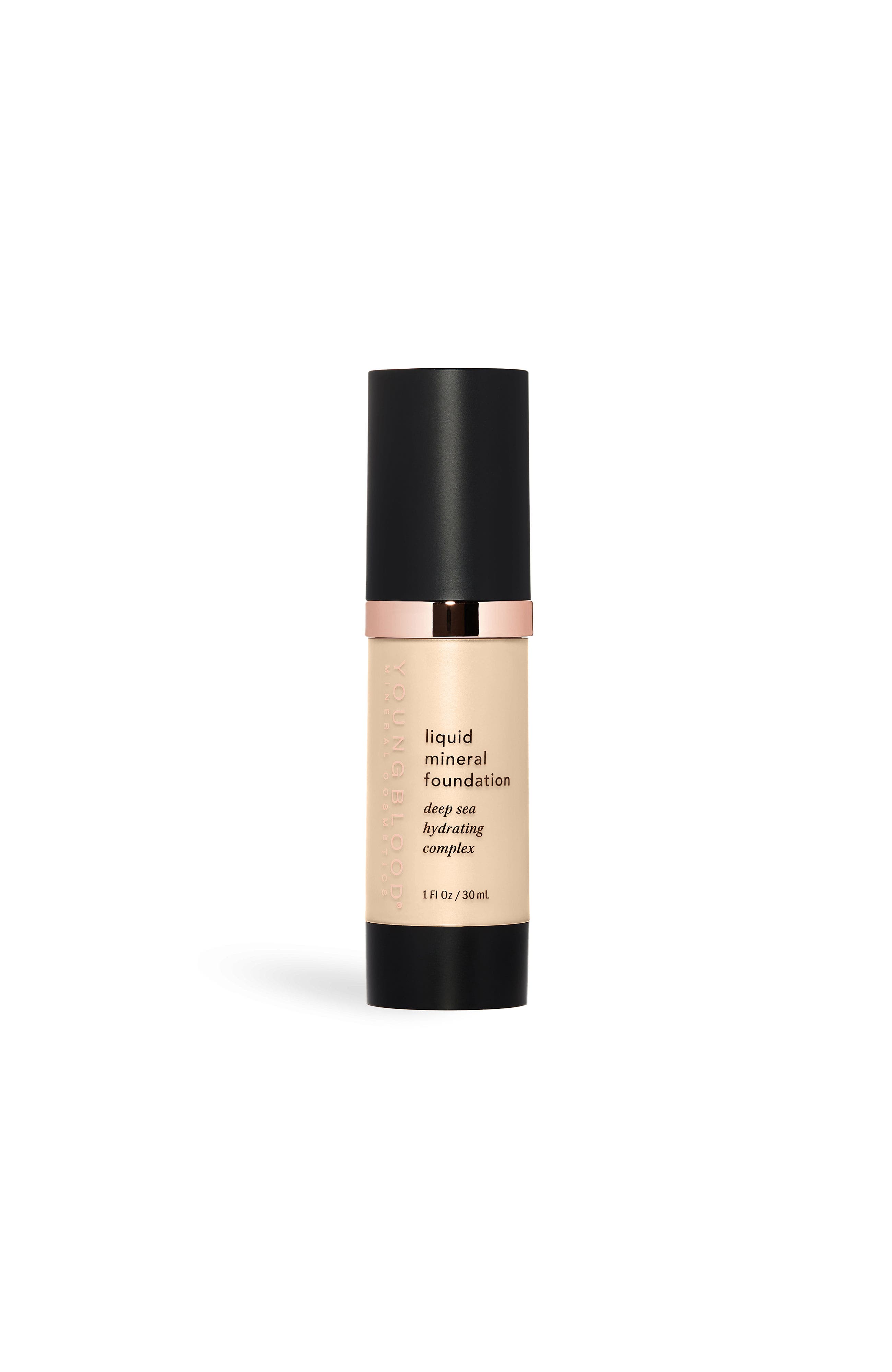 Youngblood Mineral Cosmetics Liquid Mineral Foundation in Pebble 