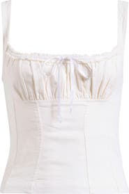 BDG Urban Outfitters Prairie Linen Blend Camisole