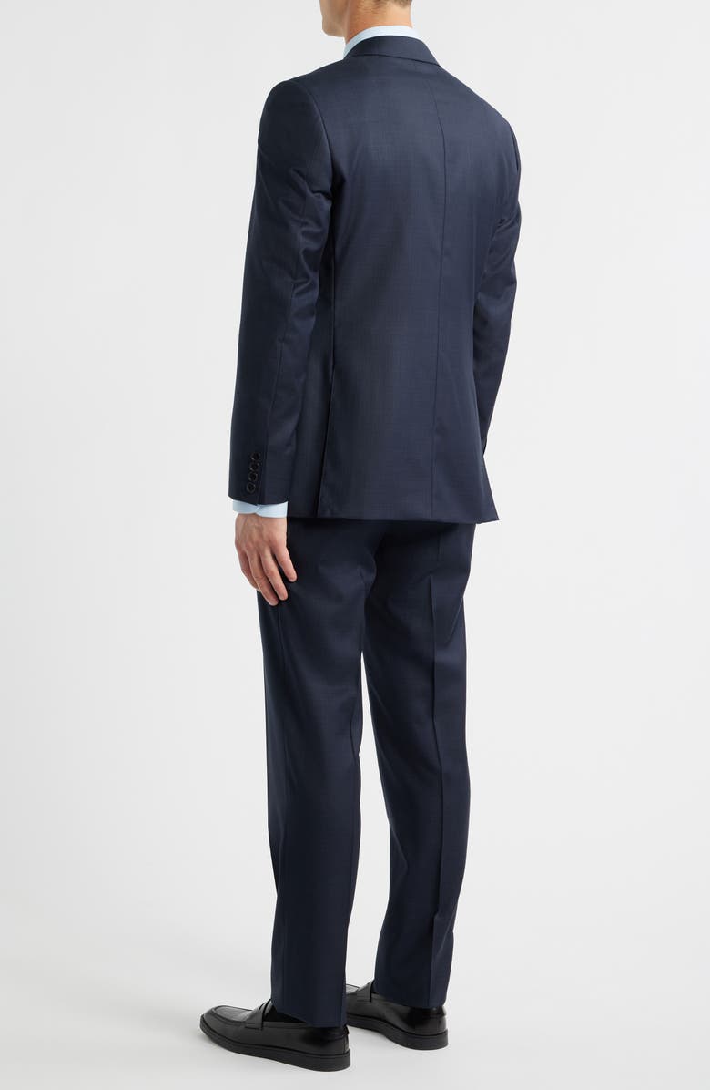Canali Siena Regular Fit Navy Super 130s Wool Suit, Alternate, color, Navy