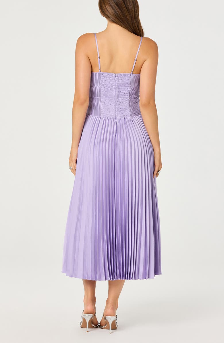 ASTR the Label Shionagh Pleated A-Line Dress, Alternate, color, Lilac