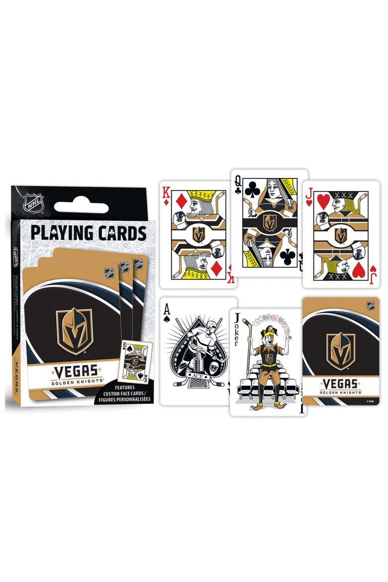 Las Vegas Golden Knights Playing Cards, Alternate, color, Multicolor
