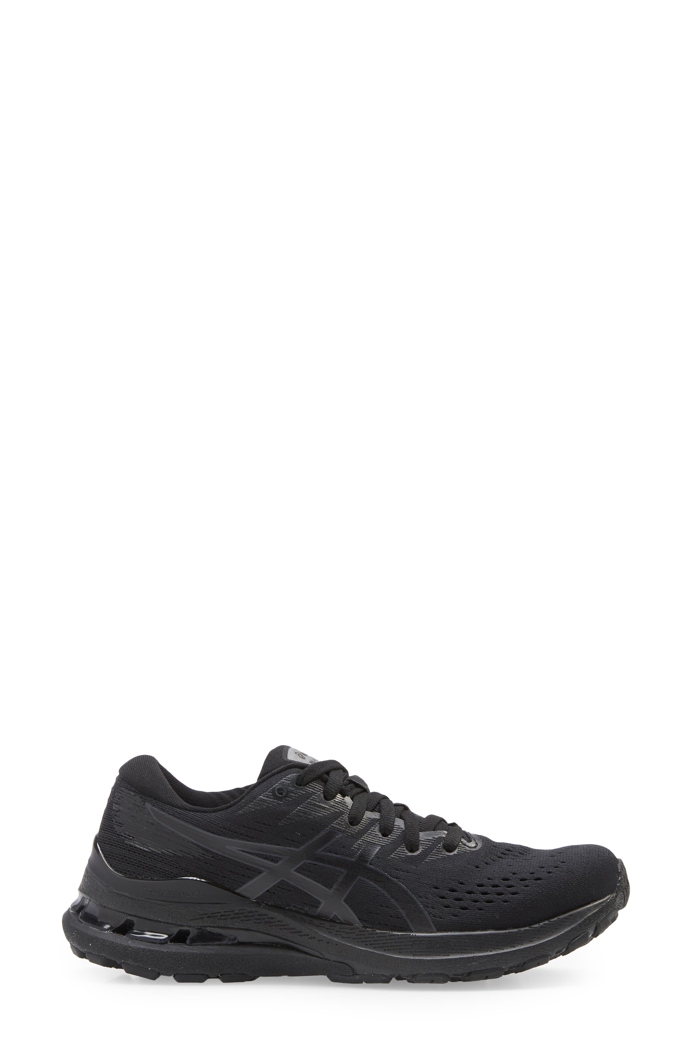 GEL-Kayano® 28 Running Shoe, Alternate, color, BLACK/ GRAPHITE GREY