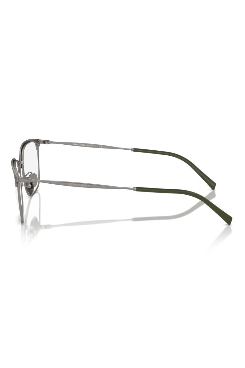 55MM RECTANGLE, Alternate, color, MATTE GUNMETAL / DEMO LENS