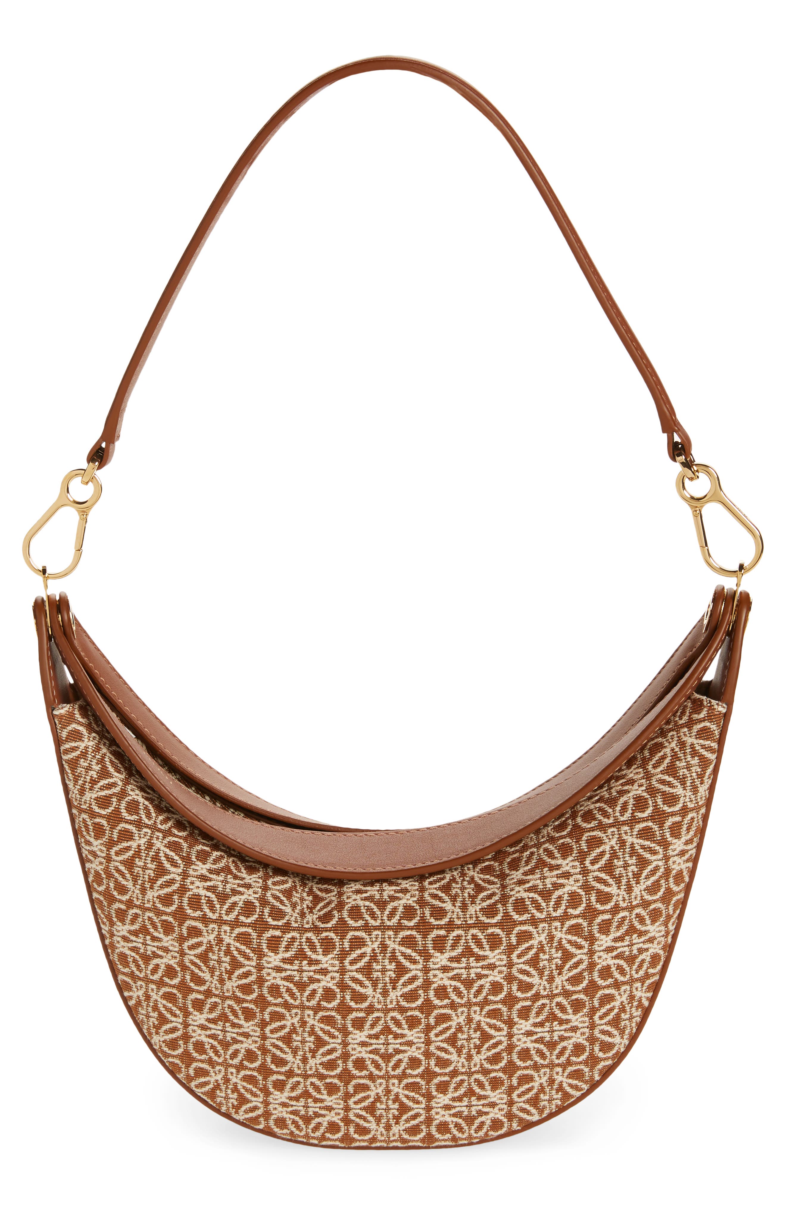 Loewe Small Luna Anagram Jacquard Shoulder Bag, Alternate, color, 