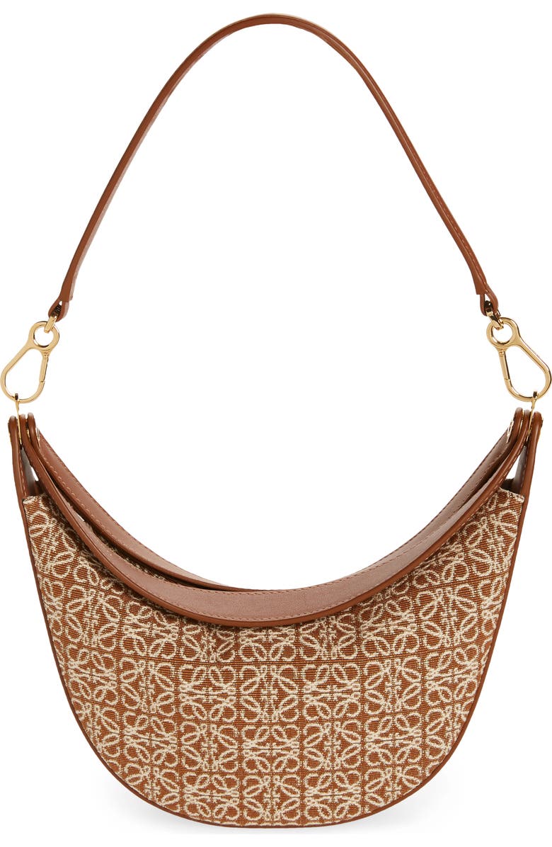 Loewe Small Luna Anagram Jacquard Shoulder Bag, Alternate, color,