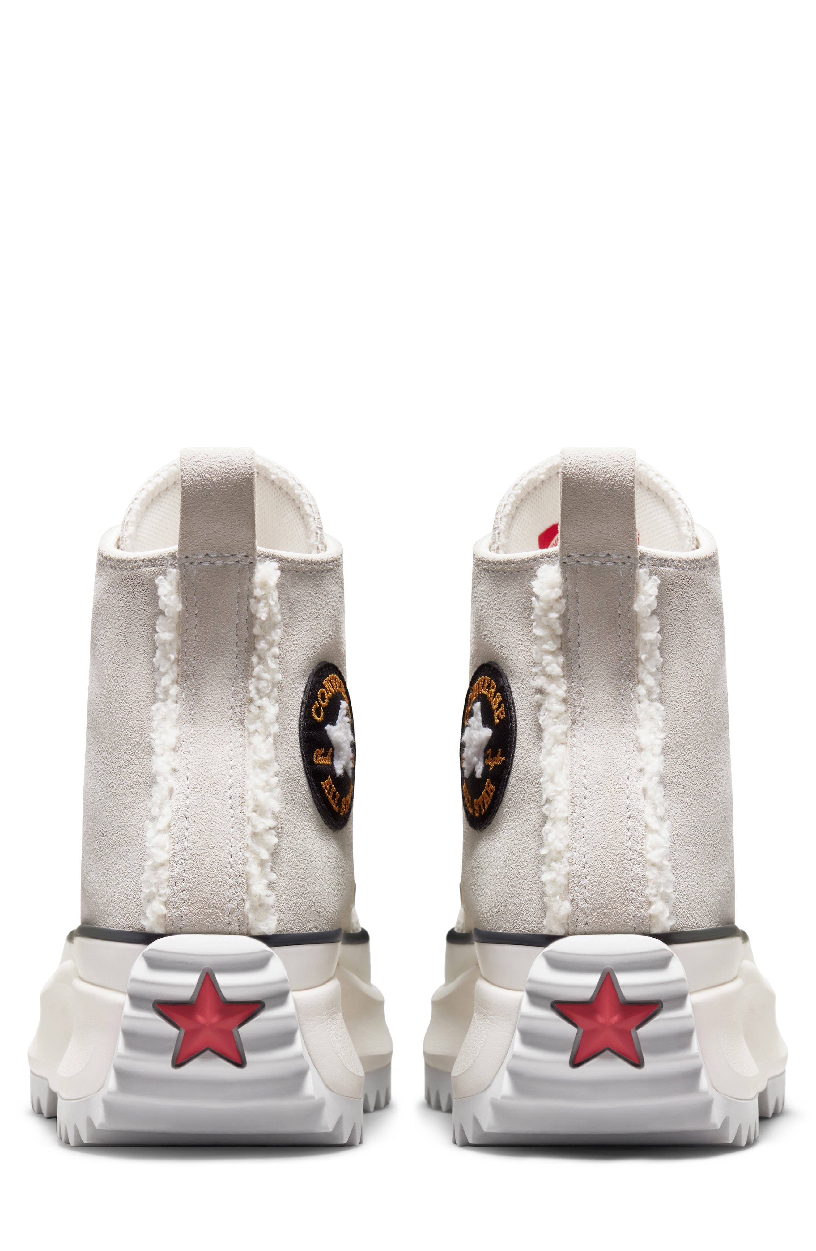 Chuck Taylor® All Star® Run Star Hike High Top Platform Sneaker, Alternate, color, MOUSE/ BLACK/ EGRET