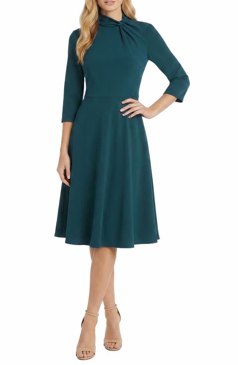 Fit & Flare Midi Dress
