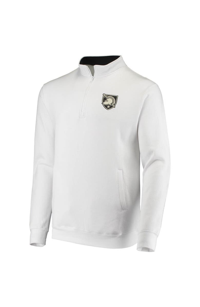 COLOSSEUM Men's Colosseum White Army Black Knights Tortugas Logo Quarter-Zip Jacket, Alternate, color, White