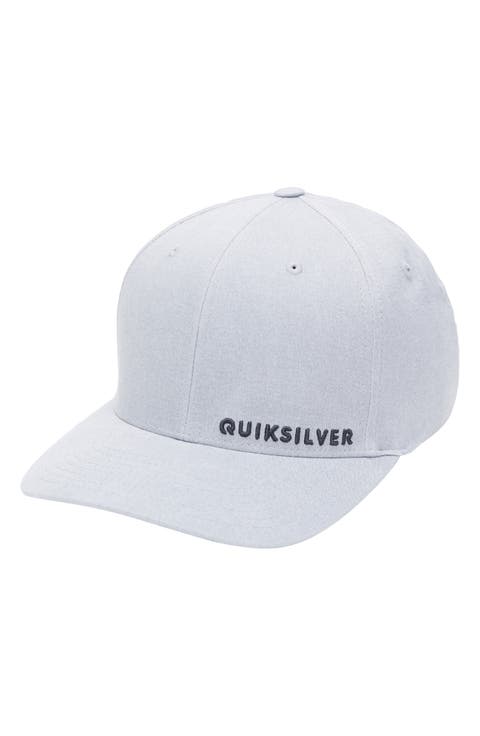 Men's Quiksilver Heathered Black Sidestay Flex Hat