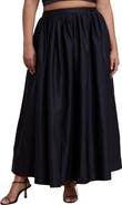 ELOQUII Taffeta Full Maxi Skirt